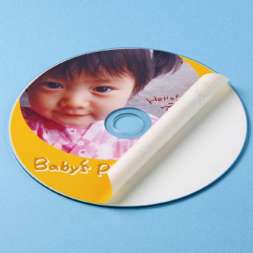【10個セット】 サンワサプライ インクジェットDVD/CDラベル(内径24mm・マット) LB-CDR002NX10