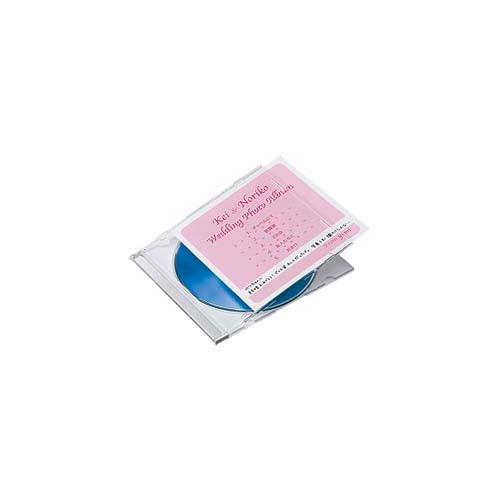 【10個セット】 サンワサプライ プラケース用インデックスカード・薄手 JP-IND12-100X10
