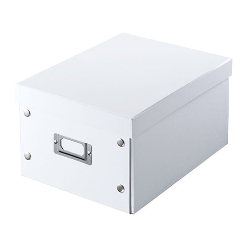 【5個セット】 サンワサプライ 組み立て式DVD BOX(ホワイト) FCD-MT4WNX5