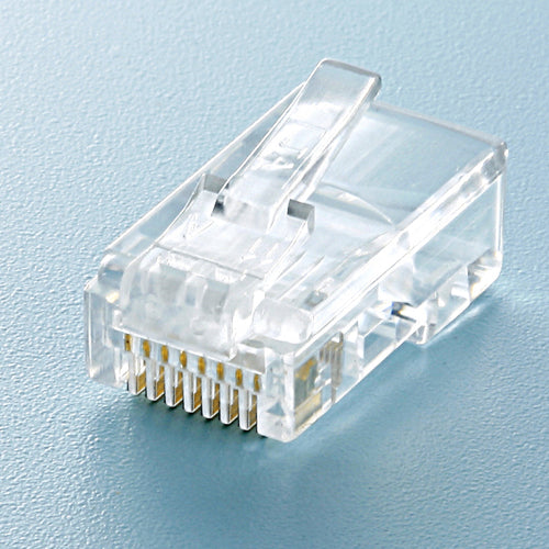 【5個セット】 サンワサプライ RJ-45コネクタ(CAT5e単線用) ADT-RJ45-10LNX5