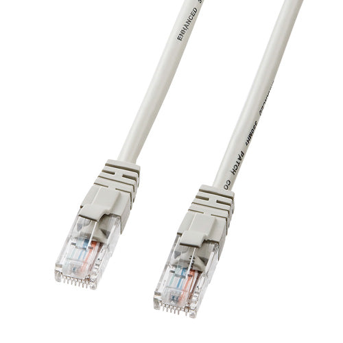 【10個セット】 サンワサプライ エンハンスドカテゴリ5LANケーブル LKB5Y-01NX10
