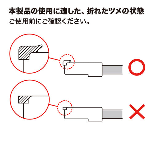 【5個セット】 サンワサプライ RJ-45プラグSOS ADT-RJ45SOS-10X5