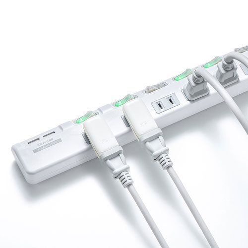 【2個入×5セット】 サンワサプライ スペースアダプタ たて型 TAP-B54X5