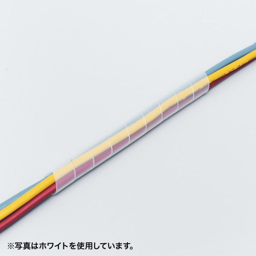 【5個セット】 サンワサプライ ケーブルタイ(スパイラル) CA-SP12BKNX5