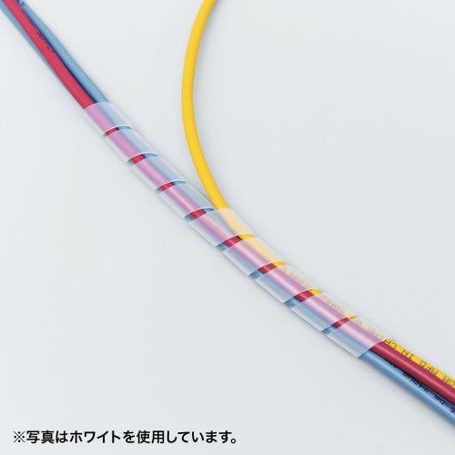 【5個セット】 サンワサプライ ケーブルタイ(スパイラル) CA-SP12BKNX5