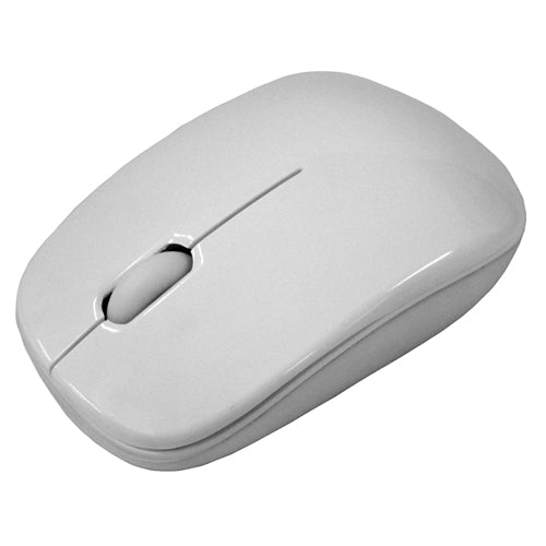 【5個セット】 HIDISC 無線 2.4GHz ワイヤレスサイレントマウス ホワイト HDMSW-7091WX5