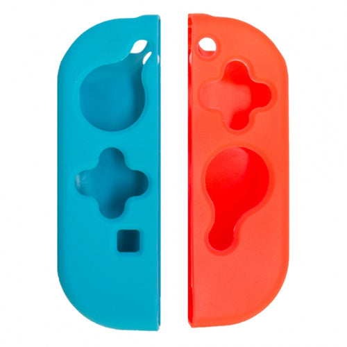 【5個セット】 アンサー Switchジョイコン用 TPUきせかえカバー(レッド&ブルー) ANS-SW080RBX5