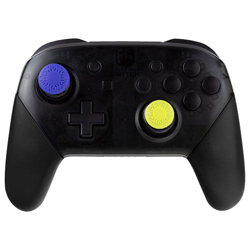 【5個セット】 アンサー Switchプロコン用 イカしたFPSスティック 狙 インキバイオレット&インキイエロー ANS-SW053IVYX5