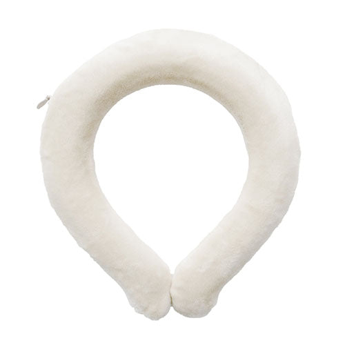 【5個セット】 グローバルジャパン どこでもHOT NECK RING Mサイズ ホワイト GJ40847X5