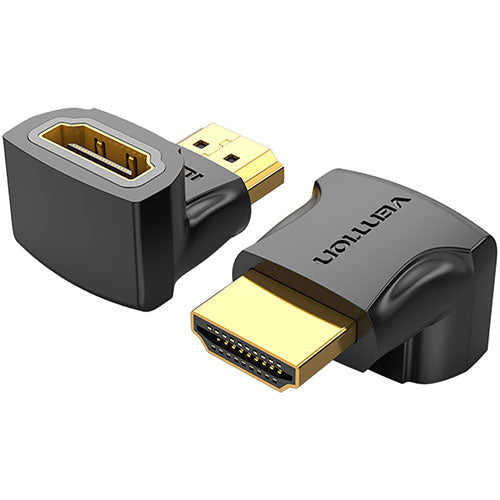【20個セット】 VENTION 4K対応 HDMI 90°折れ Male to Female アダプター AI-2175X20