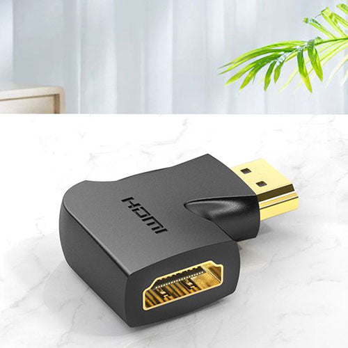 【2個入×10セット】 VENTION 4K対応 HDMI 90°折れ Male to Female アダプター AI-2205X10