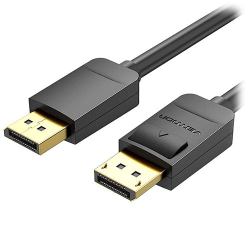 【5個セット】 VENTION DPケーブル 4K対応 2m Black HA-3097X5