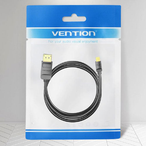 【5個セット】 VENTION Mini DP to DPケーブル 4K対応 1.5m Black HA-3141X5