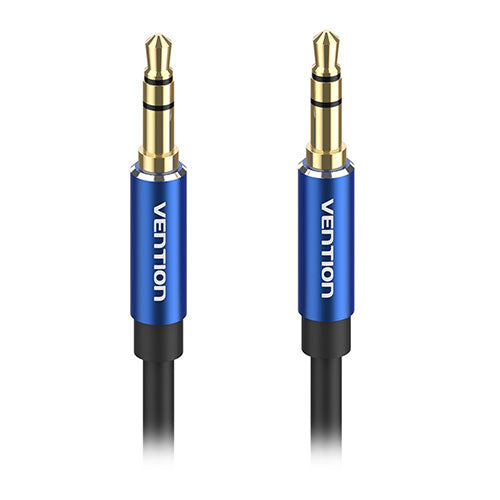 【10個セット】 VENTION 3.5mm Male to Male オーディオケーブル 0.5m Blue アルミニウム合金 BA-4391X10