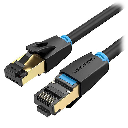 【10個セット】 VENTION Cat.8 SSTP LANケーブル 0.5m Black IK-8900X10