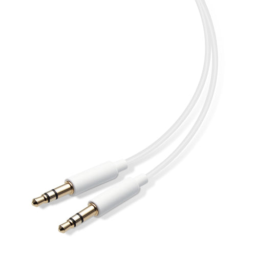 5個セット エレコム AUXケーブル φ3.5オス-φ3.5オス スリム 0.5m ホワイト AX-35M05WHX5