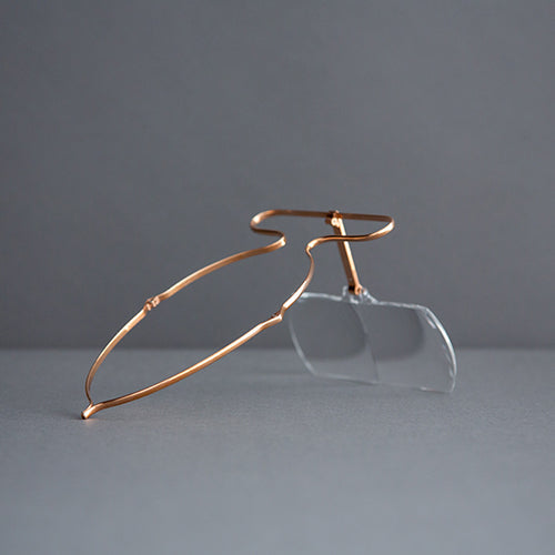 SABAE LOUPE さばえルーペ ピンクゴールド1.6倍 + 強力メガネくもり止めクロス くもらーず SLB-00116PG+AS-KUMOR