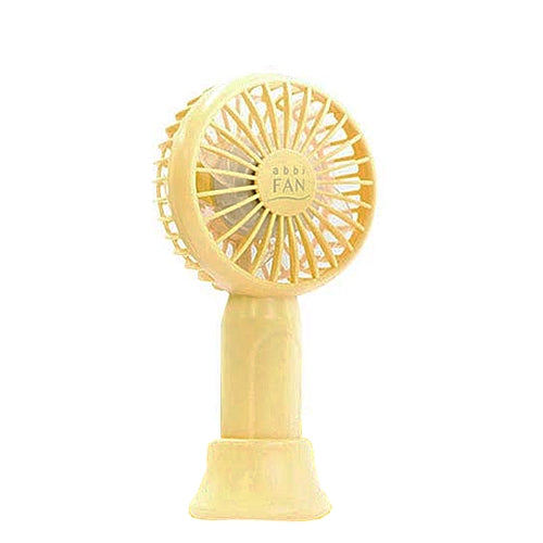 abbi Fan mini 超小型ポータブル扇風機 Yellow AB18622