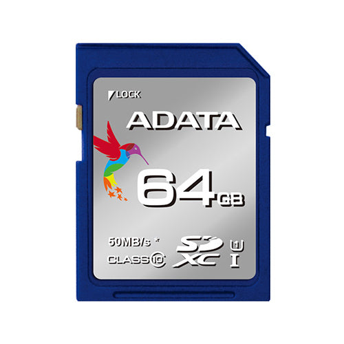 ADATA Premier SDHCカード 64GB Class10 UHS-I ASDX64GUICL10-R