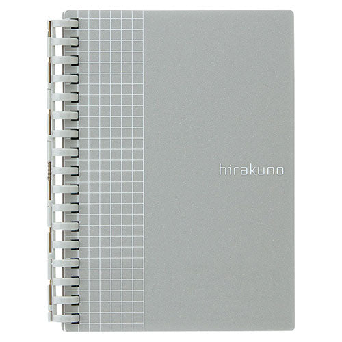 LIHIT LAB. hirakuno ツイストノート(A6) シルバー 22354607