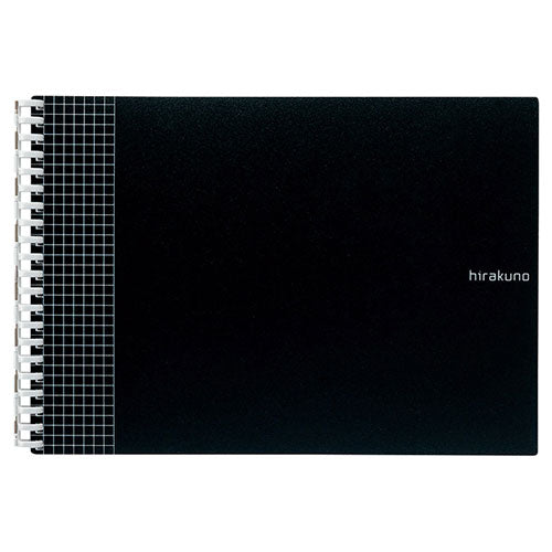 LIHIT LAB. hirakuno ツイストノート(セミB5E) ブラック 22356004