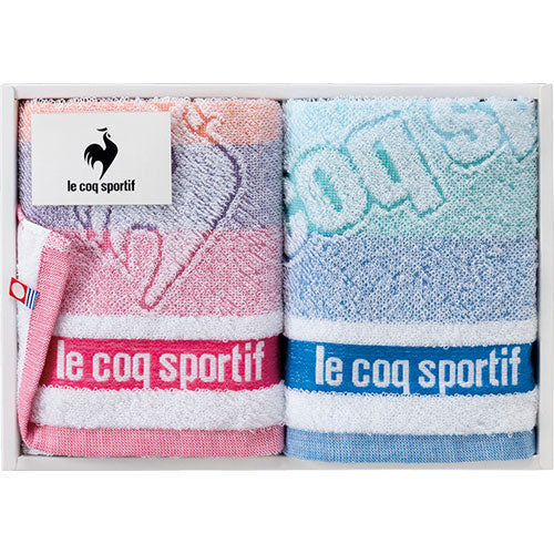 le coq sportif ルコック ビッグロゴ ハンドタオル2P B8045594