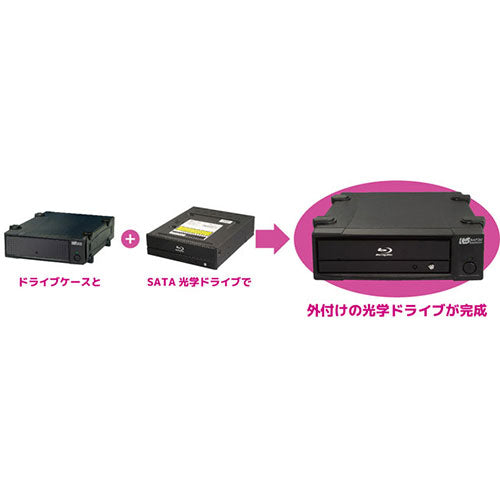 ラトックシステム USB3.0/eSATA 5インチドライブケース RS-EC5-EU3Z