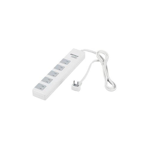 BUFFALO バッファロー 電源タップ 雷サージ防止/集中スイッチ付(10個口・1.5m) ホワイト BSTAPSD21015WH
