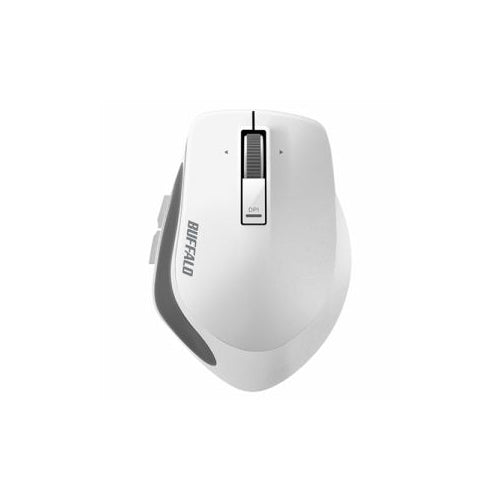 BUFFALO バッファロー BSMBW500MWH Premium Fitマウス 無線/BlueLED光学式/静音/5ボタン/横スクロール/Mサイズ ホワイト