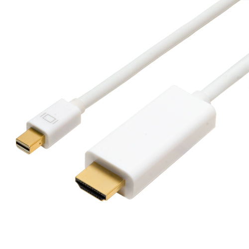 ミヨシ FullHD対応 miniDisplayPort-HDMIケーブル ホワイト 2m DPC-2KHD20/WH