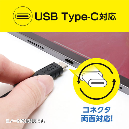 ミヨシ シリコンUSB2.0ケーブル AtoC 0.5m ホワイト USB-YCA05/WH