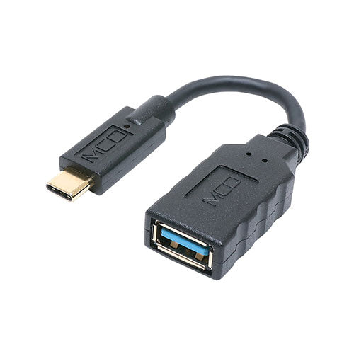 ミヨシ USB Type-CtoA変換ケーブル 5cm USA-10G2C/SS