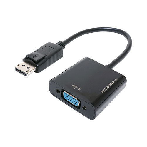 ミヨシ DisplayPort-D-sub変換アダプタ  DP-DSA1/BK