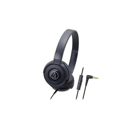 Audio-Technica オーディオテクニカ スマートフォン用ポータブルヘッドホン ATH-S100iS BK