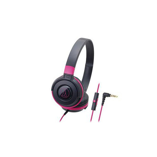 Audio-Technica オーディオテクニカ スマートフォン用ポータブルヘッドホン ATH-S100iS BPK