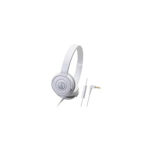 Audio-Technica オーディオテクニカ スマートフォン用ポータブルヘッドホン ATH-S100iS WH