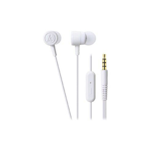 Audio-Technica オーディオテクニカ スマートフォン用インナーイヤーヘッドホン 「dip neon color」 (ホワイト) ATH-CKL220iS-WH