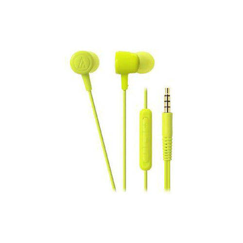 Audio-Technica オーディオテクニカ iPod/iPhone/iPad専用インナーイヤーヘッドホン 「dip neon color」 (ライトグリーン) ATH-CKL220i-