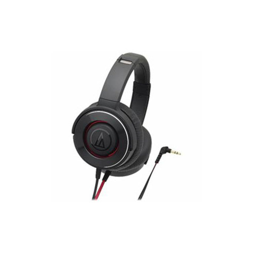 Audio-Technica オーディオテクニカ ダイナミック密閉型ヘッドホン ブラックレッド ATH-WS550-BRD