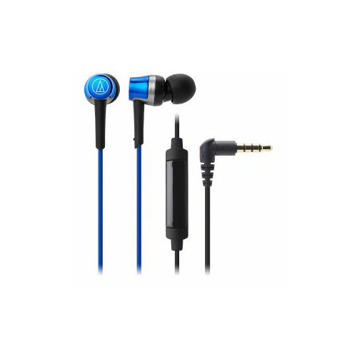 Audio-Technica オーディオテクニカ ATH-CKR30IS-BL マイク&コントローラー搭載ダイナミック型カナルイヤホン(ブルー)