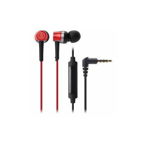 Audio-Technica オーディオテクニカ ATH-CKR30IS-RD マイク&コントローラー搭載ダイナミック型カナルイヤホン(レッド)