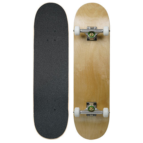 ケンコー・トキナー スケートボード バランスの良いトリック入門向け コンプリートデッキ ブランク BLANK SKATEBOADS 8.0インチ ナチュラル KEN445792