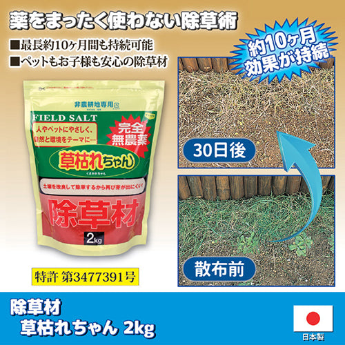 後藤 除草材「草枯れちゃん」2kg 8703691