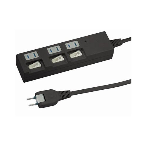 YAZAWA 個別スイッチ付節電タップ Y02BKS331BK