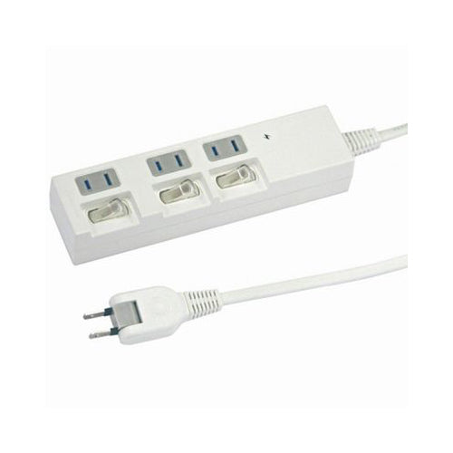 YAZAWA 個別スイッチ付節電タップ Y02BKS331WH