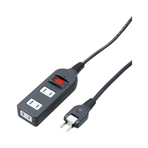 YAZAWA ノイズフィルター集中SW付3個口3m黒 Y02BKNS313BK