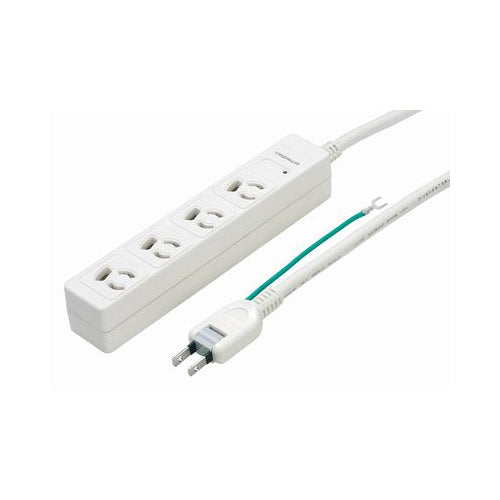 YAZAWA 3P抜け止めマグネットタップ Y02JKNP405WH
