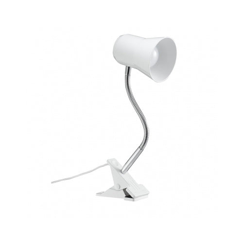 YAZAWA 9W昼光色LEDフレキシブルクリップライトホワイトCFLE09D07WH