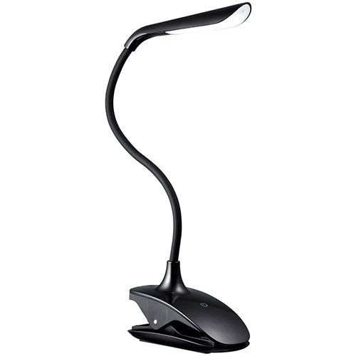 YAZAWA 調光式フレキシブルクリップライト ブラック CFL05W02BK