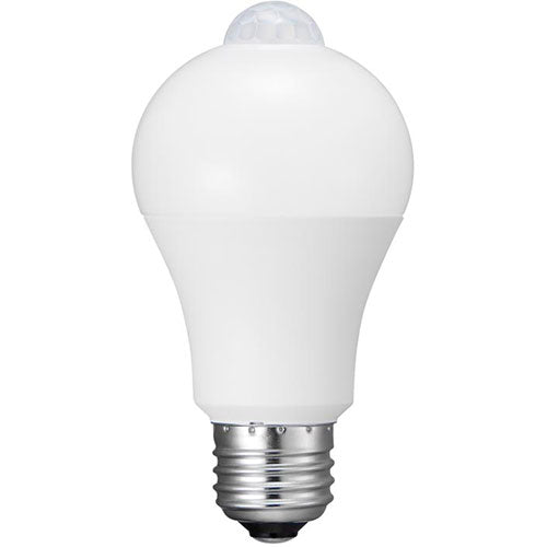 YAZAWA A形LED 60W相当 電球色 センサー付き LDA8LGP2